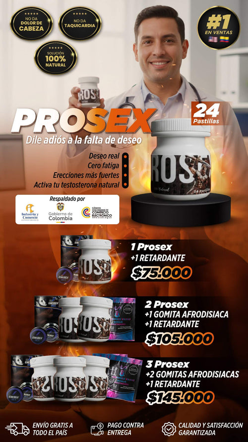 💥 PROSEX ORIGINAL – DILE ADIÓS A LAS ERECCIONES FLÁCIDAS Y A LA DISFUNCIÓN ERÉCTIL